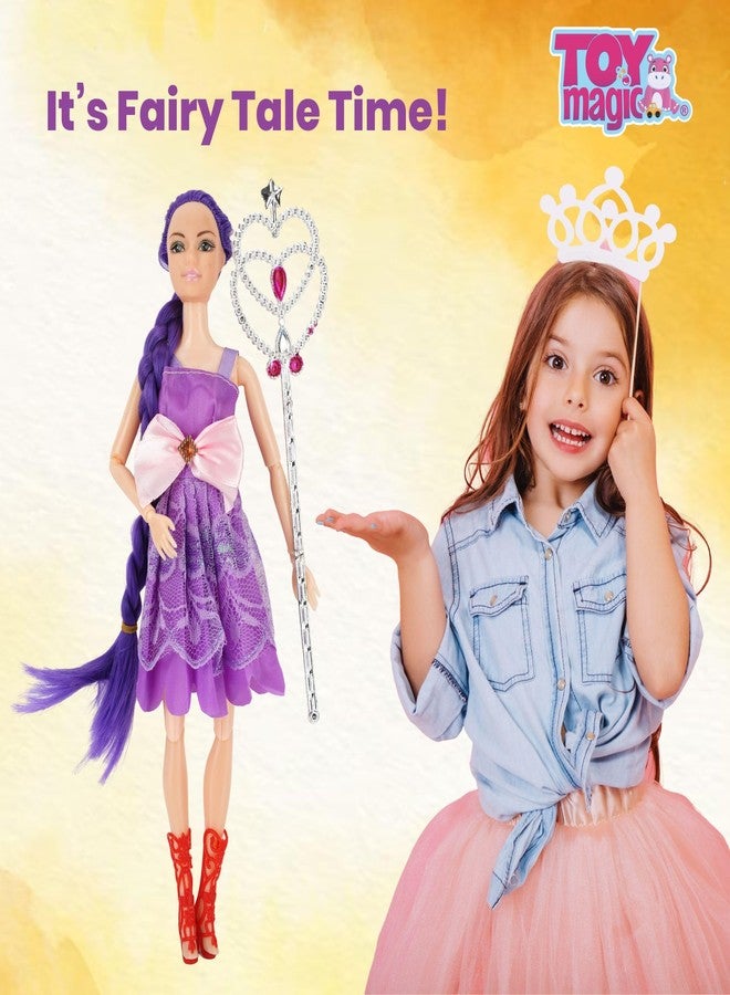 ToyMagic Fairy Doll Assortment | Magical Pop Star Doll Or Fairies Flower | Includes Stylish Accessories | Movable Limbs for Character Playset | Ideal Gift for Girls Aged 3 and Above | Assorted Themes - Image 5